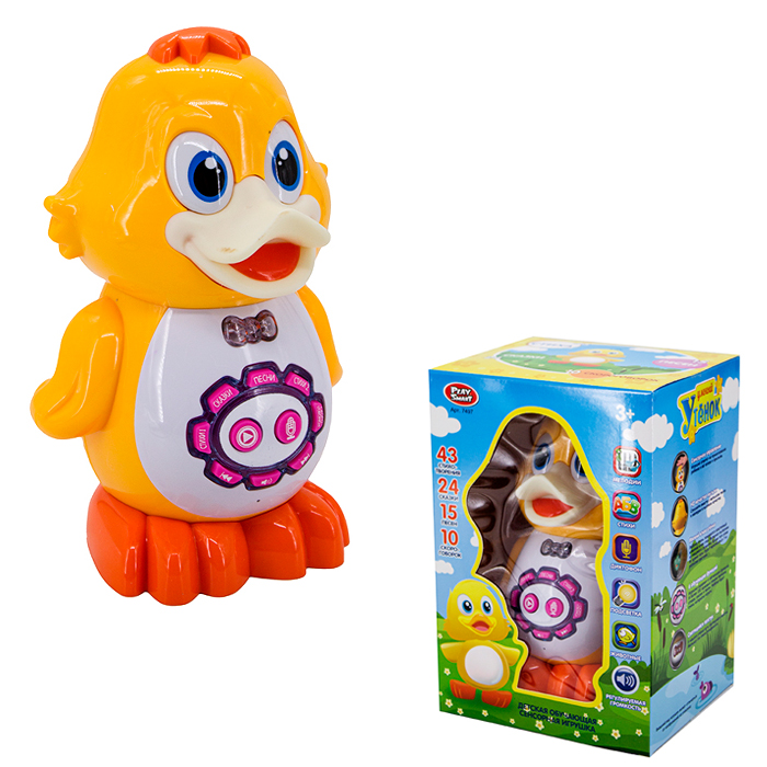 Игрушка на батарейках 7497 Утенок рассказывает стихи,диктофон, Игрушка на батарейках 7497 Утенок рассказывает стихи,диктофон,